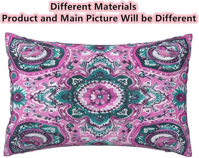 Outdoor Pillows Waterproof Set of 2 Outdoor Pillow Covers 16x24 Inch, Mandala Throw Pillows Ethnic Pillow Covers, Summer Garden Decorative Pillows Outdoor Pillows for Patio Furniture Home Decor -hs75