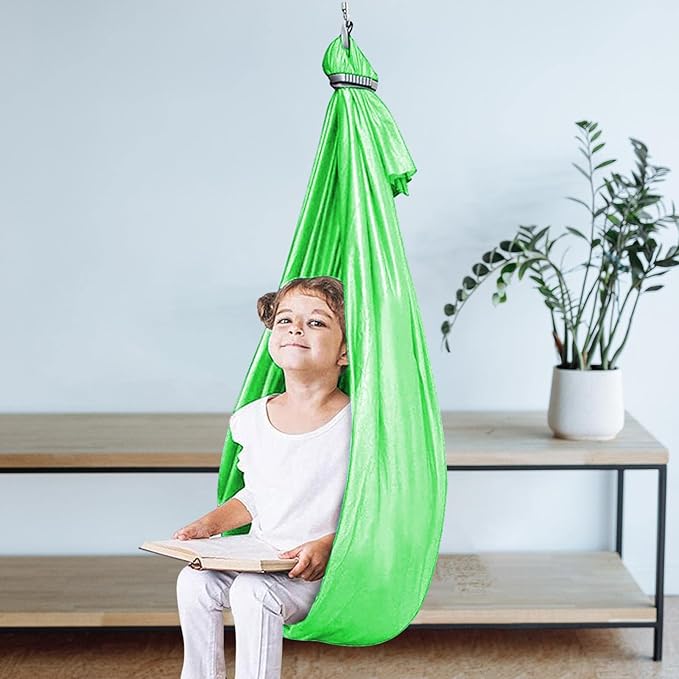 Shakven Extra Sturdy Sensory Swing for Kids | Super Cuddle Indoor Swing,Ther apy Swing Hammock for Child & Adult with Au tism, ADHD, Aspergers, Sensory Integration
