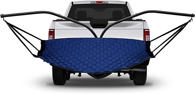 Hammaka Hammock Hitch Stand with Pammock, 2-in-1 Sleeping Pad Camping Hammock (Blue Pammock)