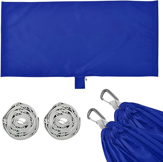 Blue 330lb Capacity Hammocks with Portabl Carry Bag Indoor Hammock for Patio Backyard Lounge Base para ir de Camping