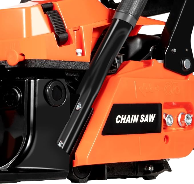 58cc Gas Chainsaws 20 Inch Bar Length Power Chain Saws, Gas Powered Chainsaw 2 Stroke Handheld Gasoline Chain Saw for Cutting Wood Outdoor Garden Farm Home Use with Tool Kit