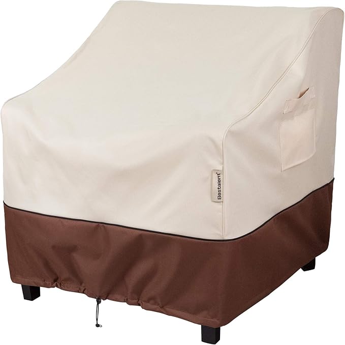 Patio Furniture Covers Waterproof,Outdoor Chair Covers Clearance,Lawn Chair Deep Seat Cover,Fits up to 33" W x 34" D x 31" H inches(1 Pack)