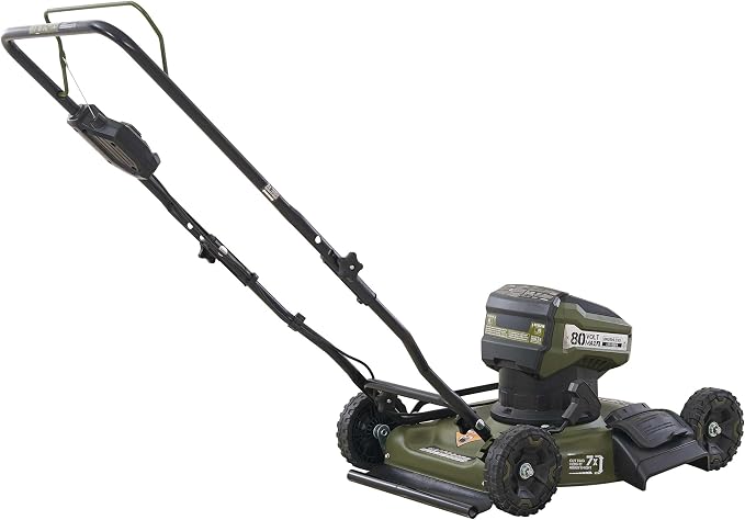 80V Brushless 20 in. Cordless Battery Walk Behind Push Lawn Mower, 2.5 Ah Battery and 1 Charger Included
