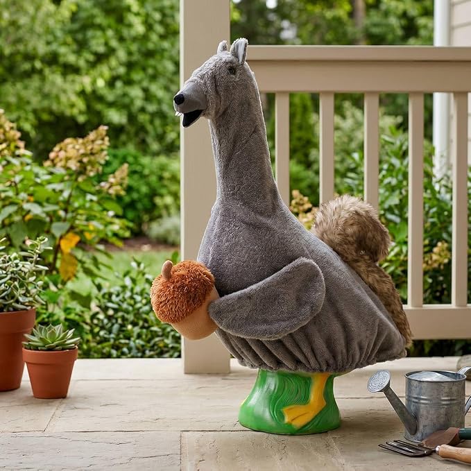 Gaggleville Squirrel Goose Outfit, Fits Large 23" H Statue, by Fox | Valley Traders
