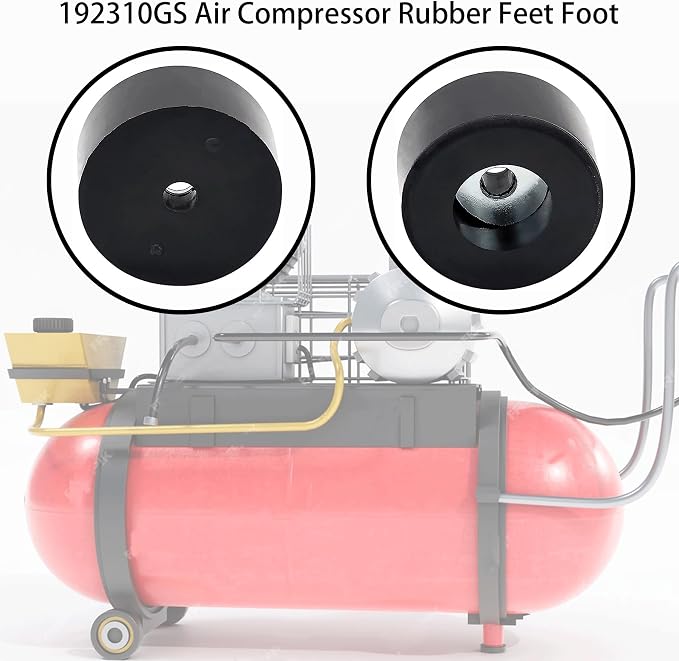 192310GS Anti Vibration Foot Pad Rubber Feet Foot Mount, Fit for Coleman Powermate Sanborn 094-0026 E106661, Many Compressors, Generators, Pressure Washers Anti Vibration Foot Pad (4/Pack)