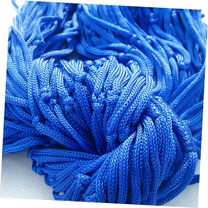 Outdoor Leisure Hammock Bed Nylon Swing Hammock for Camping Hiking and Travel Portable Blue Hanging Bed for Relaxation and Recreation