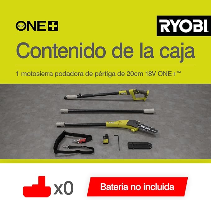 Ryobi One+ Pole Pruner-zero Tool,