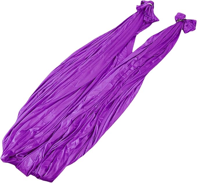 Keenso Aerial Hammock Set, Soft Elastic Polyester Swing for Fitness and Meditation, 400x280cm for Home or Studio Use