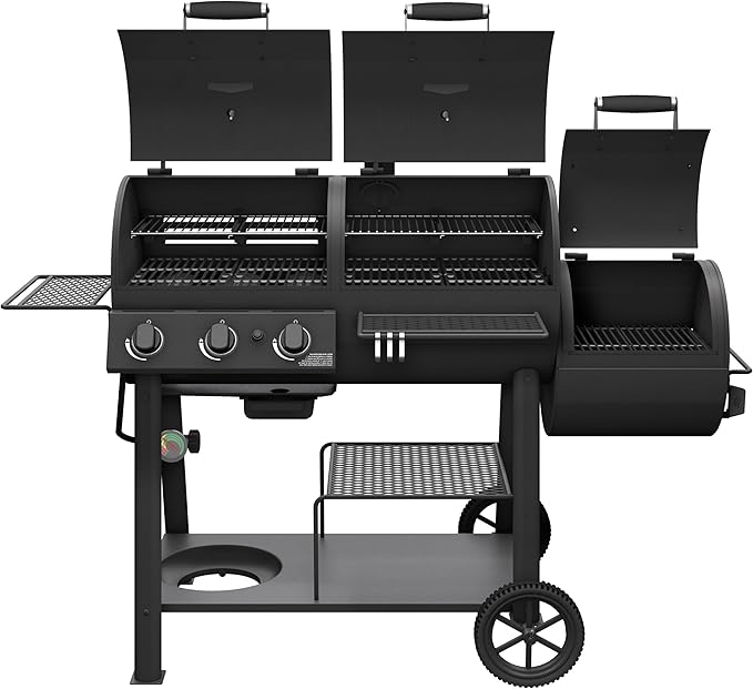 Oklahoma Joe's Canyon Combo DLX Charcoal and Propane Gas Smoker & Grill - 24203005