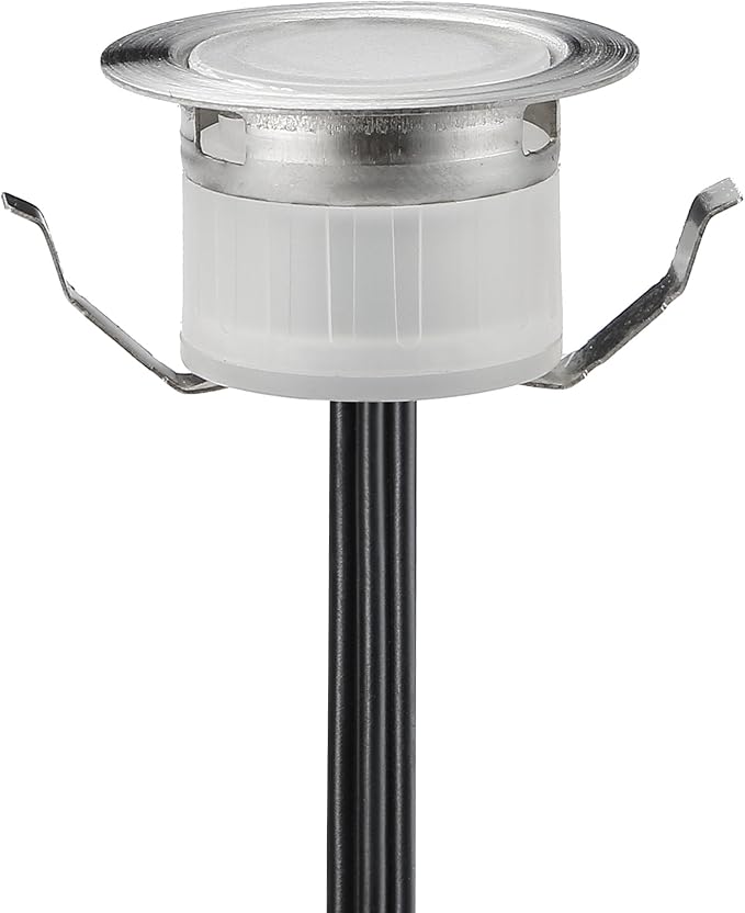 FVTLED LED Deck Lighting, 1pcs Φ1.22 Low Voltage LED Step Light Waterproof Decor Recessed Lamps Color Changing Light