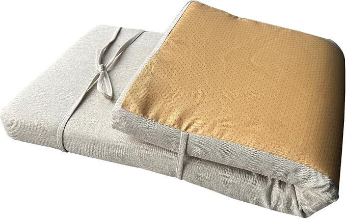 40x12 Inch Piano Bench Cushion w/ Washable Cover for Indoor Furniture,Beige | Non slip high density foam bench seat cushion for kitchen dining room,shoe storage, entry way,window, settee