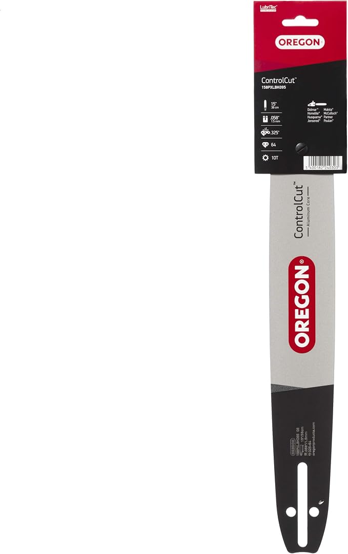 Oregon 158PXLBK095 .058" Gauge .325" Pitch 15" ControlCut Guide Bar