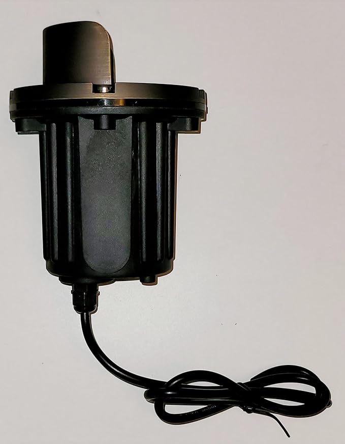 Ironsmith Lighting In-Ground Well Light Fixture & Kits – Solid Brass Cover, Bronze Housing, LED or Halogen Compatible, Low Voltage 12V (Housing and Hood Cover Kit | with 5W LED)