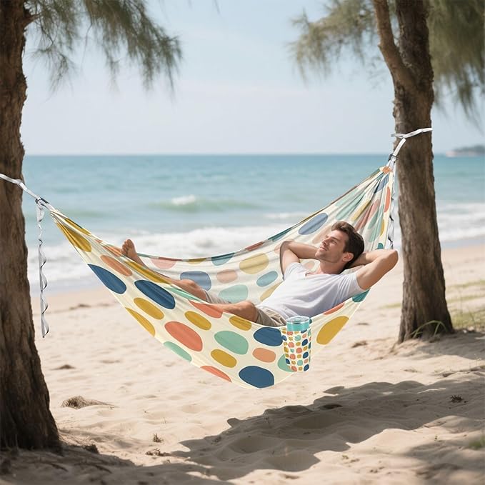 Hammocks for Outside Easter Eggs Camping Hammock Portable Hammocks with Tree Straps and Carry Bag Camping Accessories for Hiking Beach Outdoor