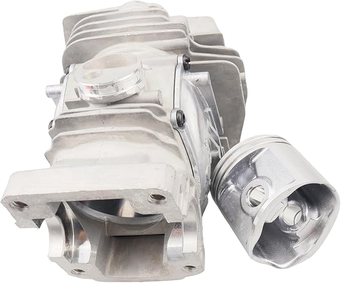 1141 020 1206 Cylinder Piston 47mm for Stihl MS291 MS291C Chainsaw, 47mm Big Bore for Stihl MS271 MS271C Chainsaw(Round Style Intake)