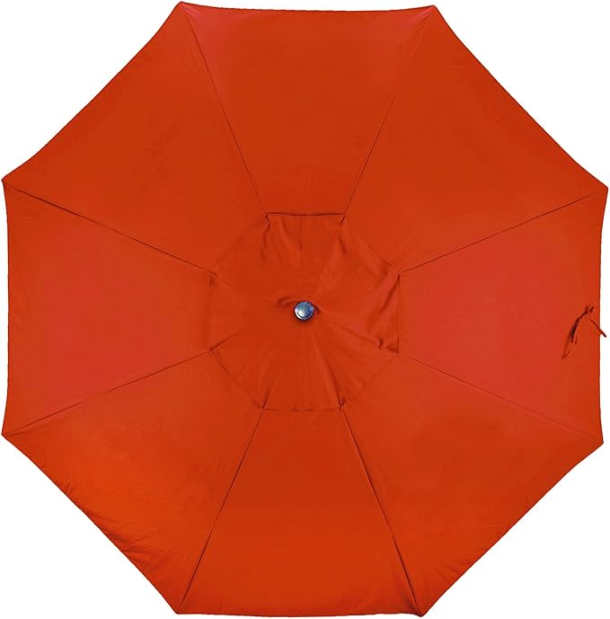 California Umbrella Replacement Canopy Cover in Sunbrella Tuscan Umbrella, 9' Round