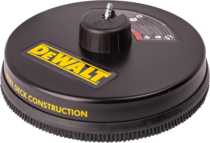 DXPA37SC Compatible with DeWALT 18" Surface Cleaner 1/4" Quick Connect Fitting for Cold Water Pressure Washers Rated up to 3700 PSI