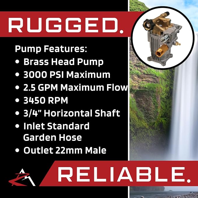 The ROP Shop Pressure Washer Pump & Spray Kit for Briggs & Stratton 317054GS 189943GS A1655GS