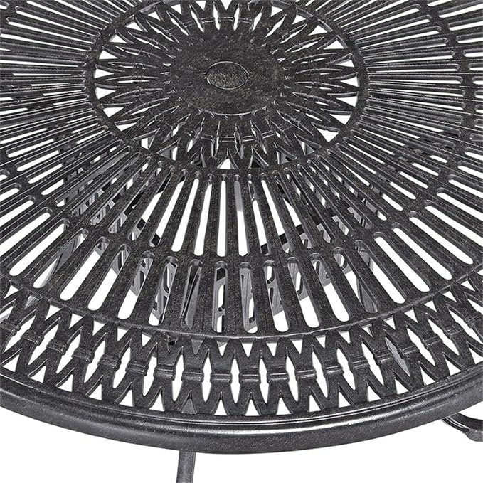 Homestyles 6660-32 Outdoor Dining Table, 48", Grey