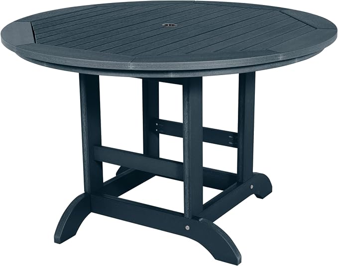 Highwood Adirondack 48" Round Dining Table, Federal Blue