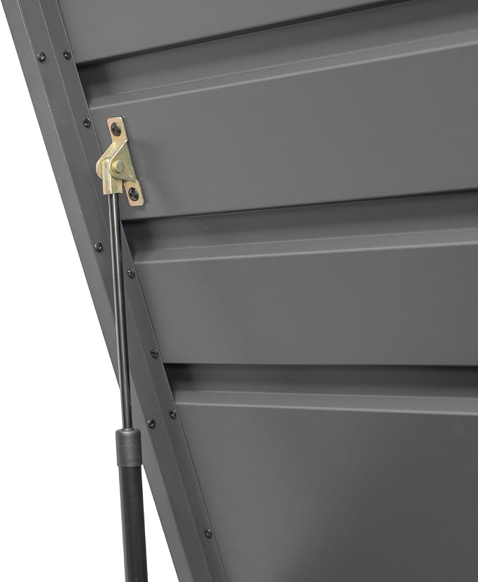 GFP PRIMEYARD 70.5×31.1×24.0 in. Deck Box Outdoor Storage Box 228 Gallon – Anthracite
