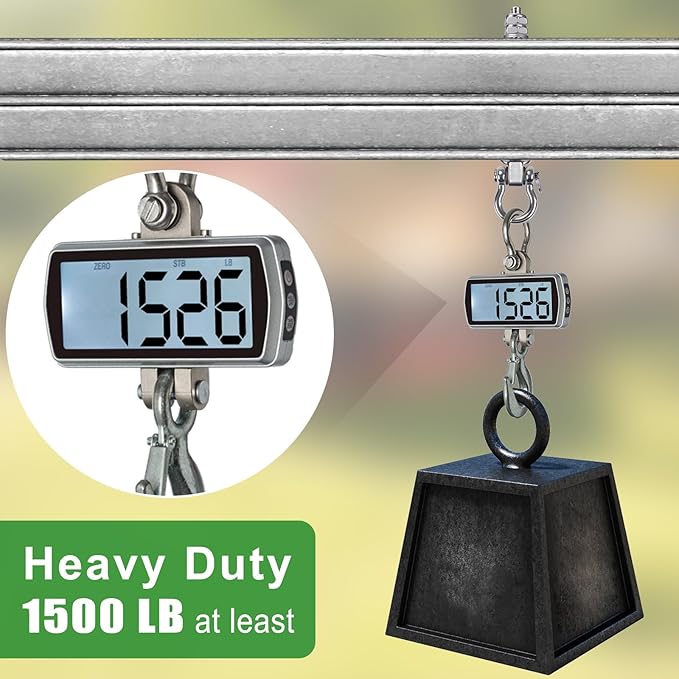 BeneLabel Heavy Duty Swing Hangers & Punching Bag Hanger - 1500 LB Capacity, 360° Rotation, Stainless Steel - Ideal for Hammocks, Yoga Swings, Boxing Bags
