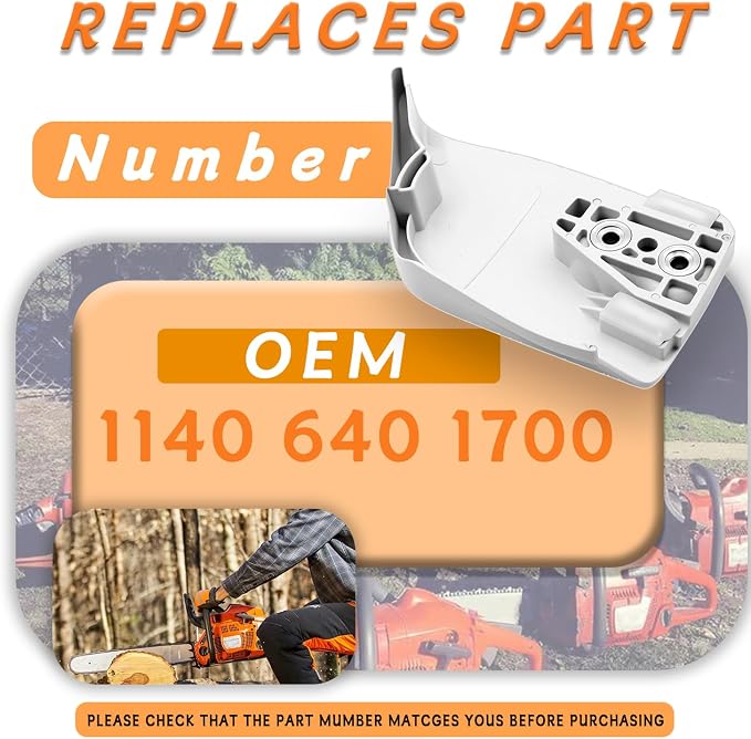 MS291 Clutch Sprocket Cover Kit with Bar Nut For Stihl MS391, MS311, MS291, MS271 Chainsaws – OEM Replacement 1140 640 1700