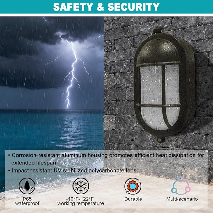 2-Pack LED Fence Light RGBCW Color Changed Deck Light Daylight Sensor IP65 Waterproof Step Lights 28w/24w/20w Outdoor Lights for Patio Backyard Stair Porch Pool Dusk Dawn Outdoor Flood Lights