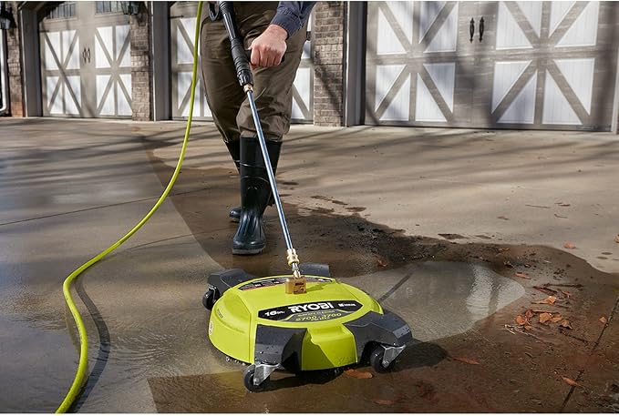 RYOBI 16 in. 3700 PSI Gas Pressure Washer Surface Cleaner Green