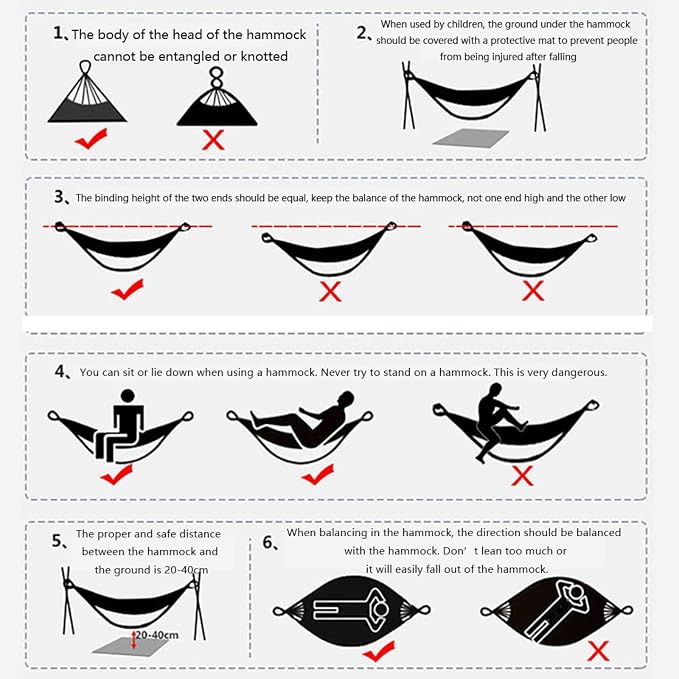 Camping Portable Hanging Hammock Indoor Home Bedroom Hammock Lazy Chair Travel Outdoor Swing Chair Thick Canvas Bed Hammocks Red01