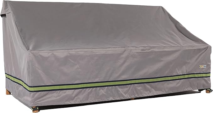DUCKCOVERS® Soteria Waterproof 62 Inch Patio Loveseat Cover, Patio Bench Cover