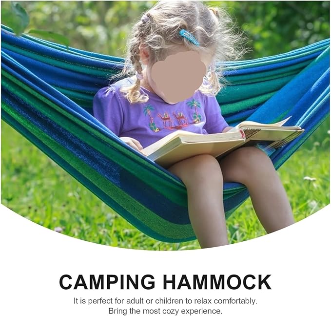 Hammock. Hammock Camping Hiking Foldable Compact Park Courtyard Travel Outdoor Furniture .Hammocks for Outside(Red)