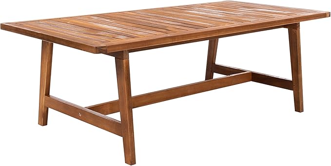 SAFAVIEH Outdoor Collection Blaze Coastal Natural Acacia Wood/Light Brown 5-Piece Coffee Set