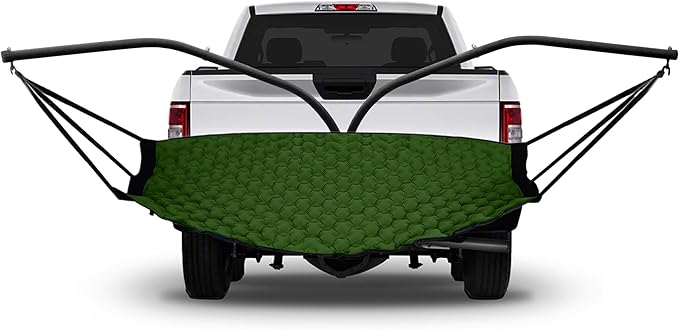 Hammaka Hammock Hitch Stand with Pammock, 2-in-1 Sleeping Pad Camping Hammock (Green Pammock)