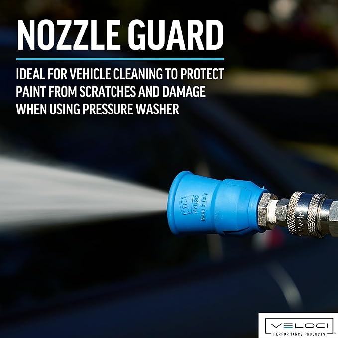 MTM Hydro Acqualine Pressure Washer Nozzle Guard Holder Tips Protector with 1/4” Quick Coupler Plug, 40 Degrees 2.0