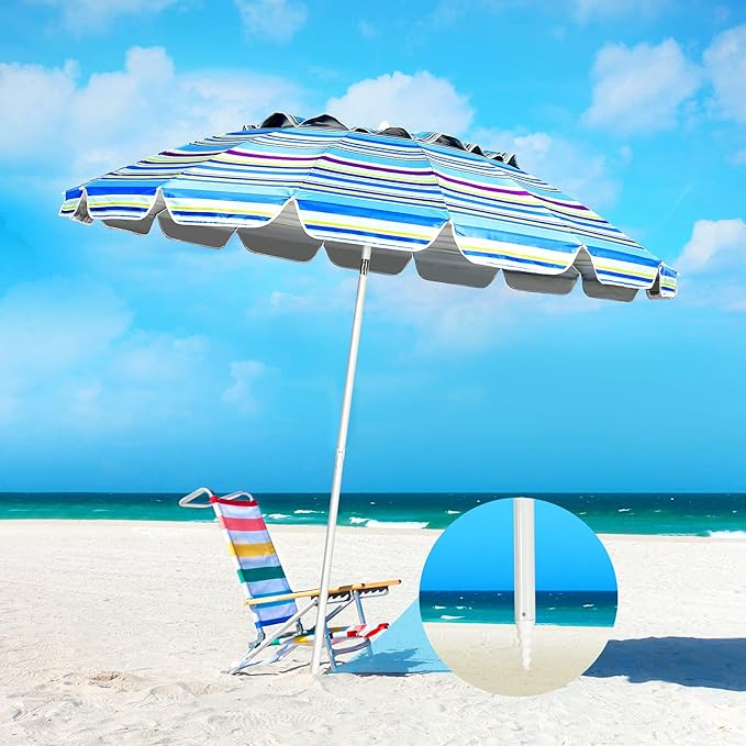 Giantex 8 Ft Beach Umbrella