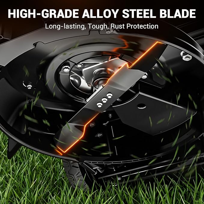 21" Self-Propelled Gas Lawn Mower, 170CC Engine, 3-in-1 Mulching, Bagging & Side Discharge, 7-Position Height Adjustment, Easy Lawn Care for Large Yards & Thick Grass