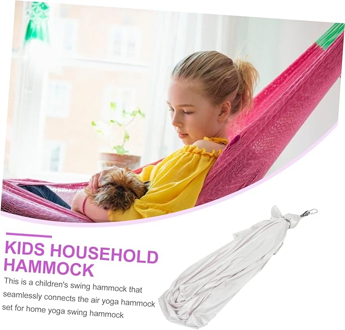POPETPOP 1set Outdoor Boy Girl Aerial Hammock for Home Use and Easy to Install for Relaxation Play and Training