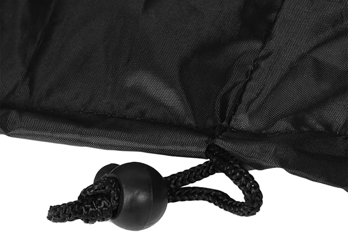 Outdoor Storage Box Cover, Waterproof Foldable Patio Storage Box Cover Sturdy for Protecting Large Deck Box(Black)