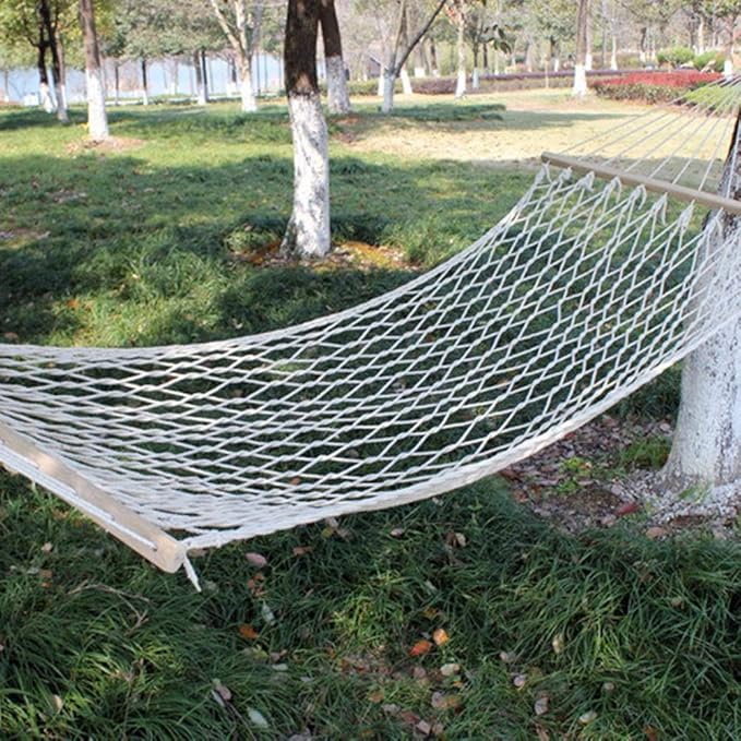Portable Mesh Hammock Hanging Swing Garden Decoration Camping Travel