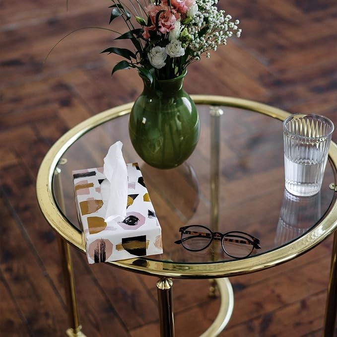16 Inch Round Tempered Flat Polished Edge Glass Table Top -1/2” Thick Round Glass Table Top–Heavy Duty, Dining, Coffee, and Office Tables by Fab Glass and Mirror