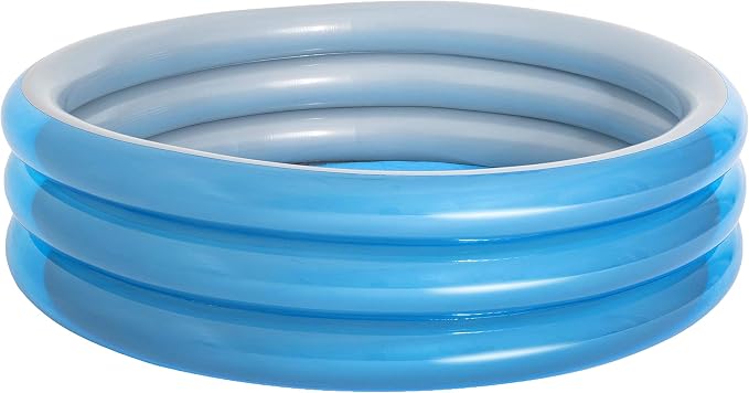 H2OGO! Big Metallic 3-Ring Inflatable Play Pool