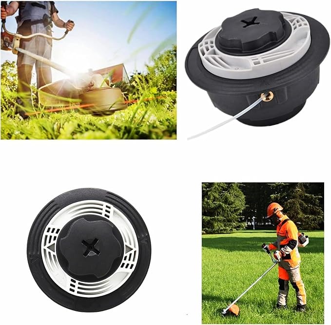 C6-2 Trimmer Head Replaces 4006 710 2126 | 4006 710 2106 for Stihl FS38 FS40 FS40C FS45 FS46 FS50 FSE60 FSE71 FSE81 FSA60R Weed Eater Easy Loading Lawn Mower Garden Tool Accessories