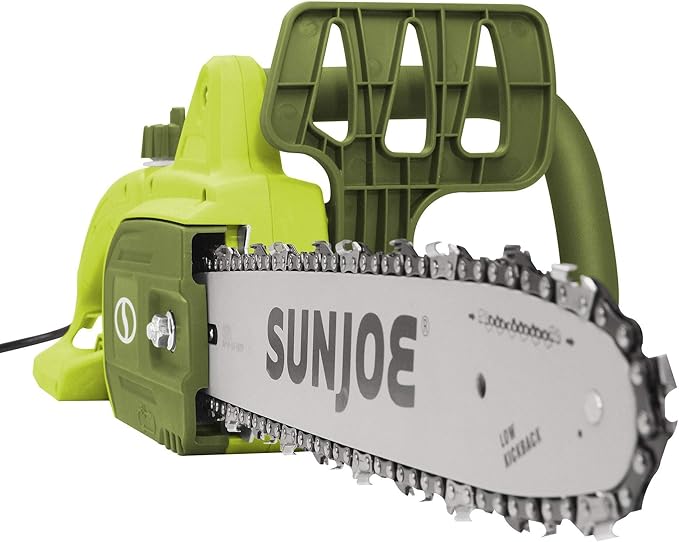 Sun Joe SWJ599E 14-inch 9-Amp Tree Limb Master Electric Handheld Chainsaw with Low-Kickback