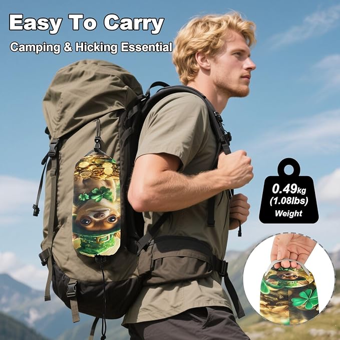 Hammocks for Outside Cute Dog Camping Hammock Portable Hammocks with Tree Straps and Carry Bag Camping Accessories for Hiking Beach Outdoor