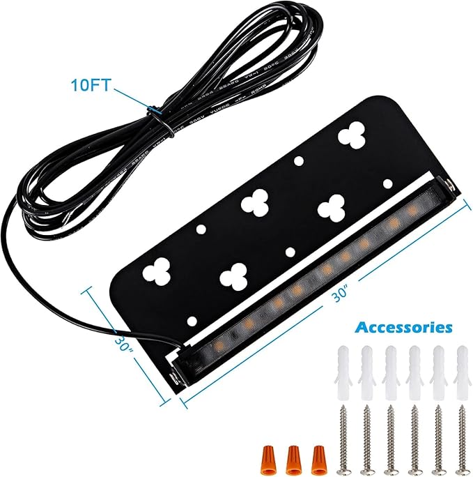 7inch Retaining Wall Lights 3W LED Hardscape Paver Lighting,2700K Soft White Waterproof Outdoor Step Lights,12V AC/DC Low Voltage Landscape Lighting-12Packs