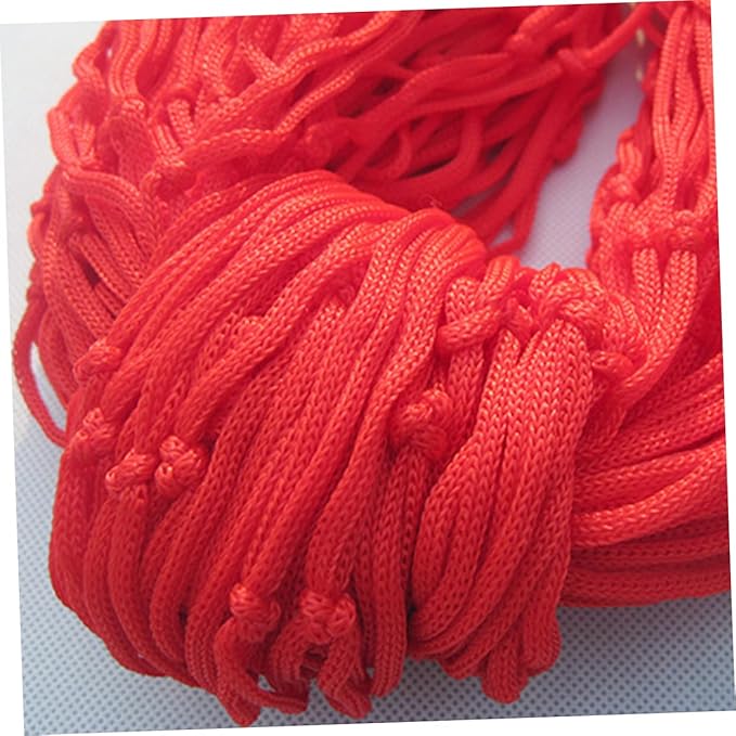 GANAZONO Strong Nylon Rope Mesh Hammock Lightweight Portable Hanging Bed for Camping Hiking Picnic Traveling Outdoor Leisure Bed