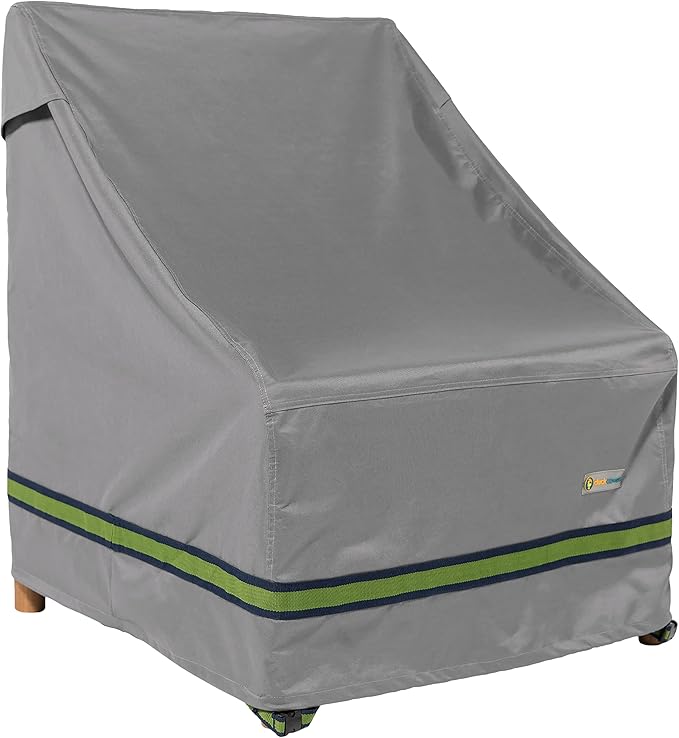 DUCKCOVERS Soteria Water-Resistant 29 Inch Patio Chair Cover, Outdoor Chair Covers