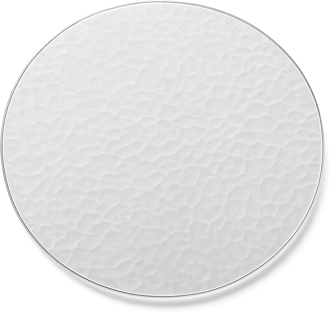 18" Outdoor Acrylic Table Top Replacement for Dining Coffee Kitchen Patio Table Acrylic Top Clear Hammered Finish
