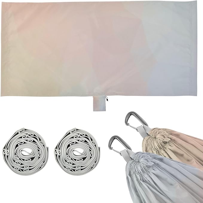 Color Gradient 330lb Capacity Camping Hammocks Indoor Hammock for Patio Backyard Lounge Base Silla colgante para Patio Exterior